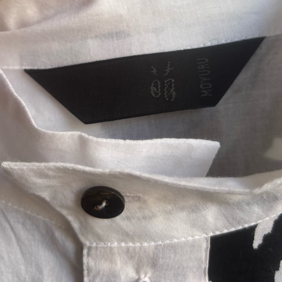 Moyuru | Oversized Abstract Button Down Shirt - Picture 3 of 3